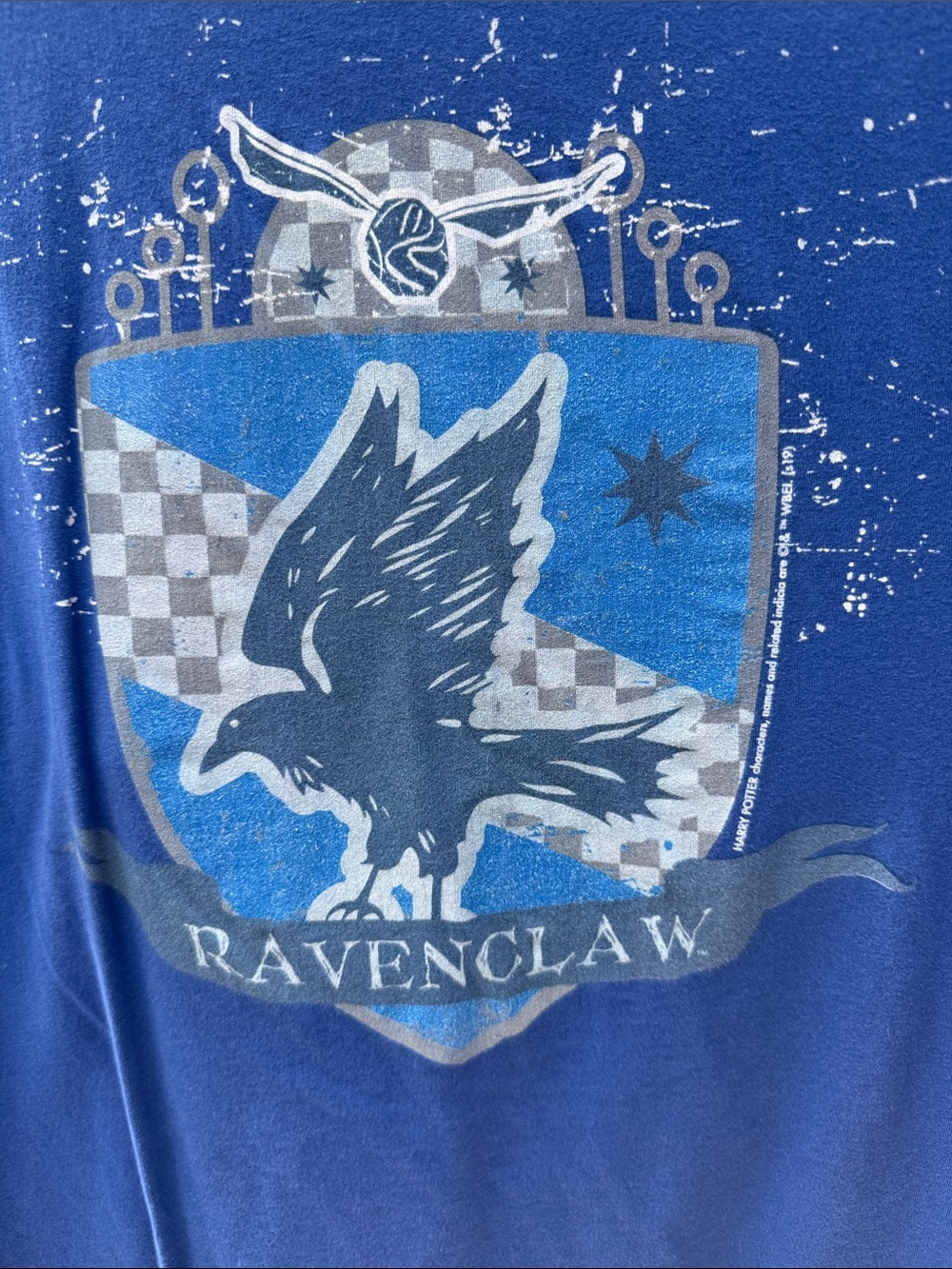 Next Level Apparel Blue Harry Potter Ravenclaw Crest Short Sleeve Tee